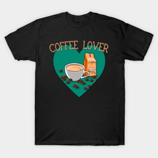 Coffee and Caffeine Lover T-Shirt